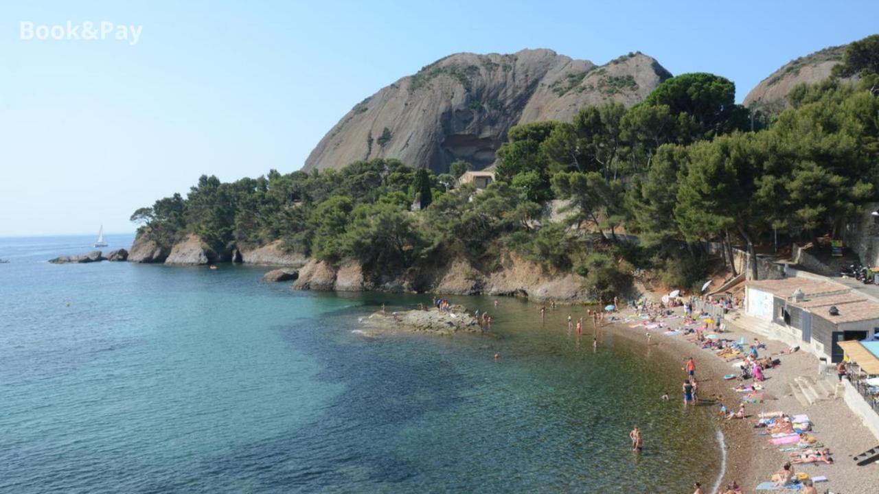 Les Alouettes Studio Avec Terrasse, Garage Et Piscine La Ciotat Buitenkant foto